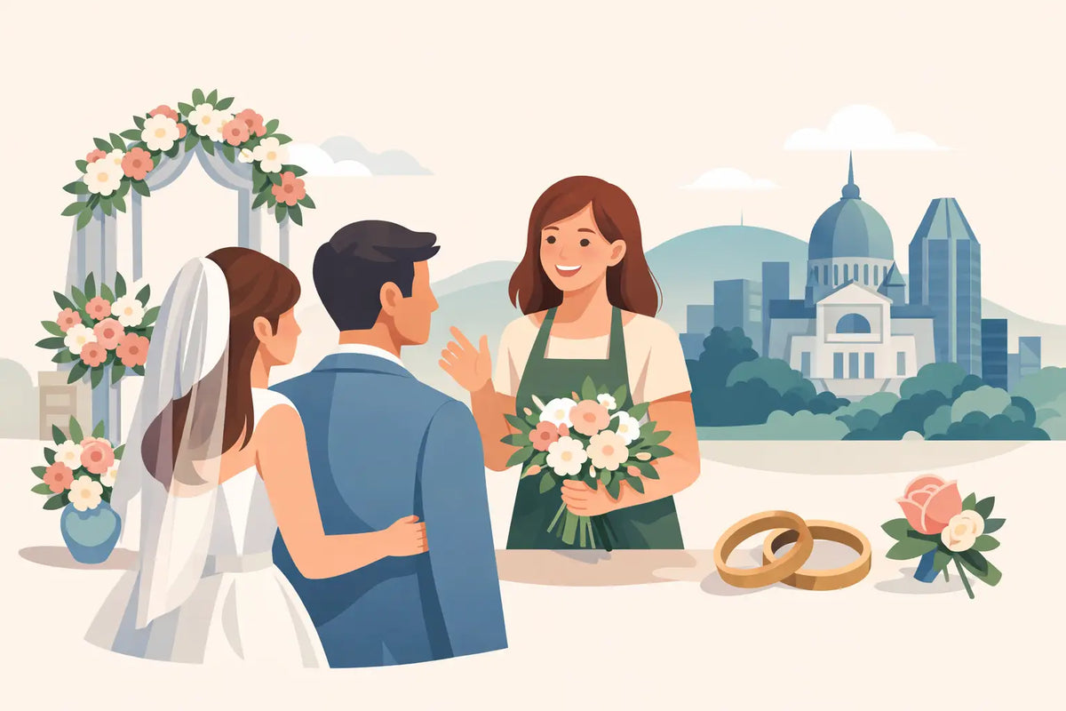 Choisir son fleuriste mariage à Montréal