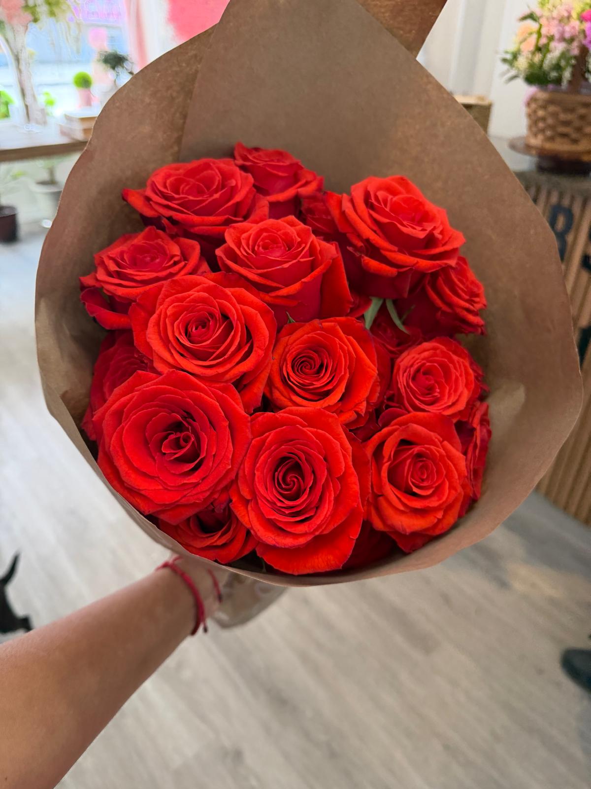 Saint-Valentin — roses rouges