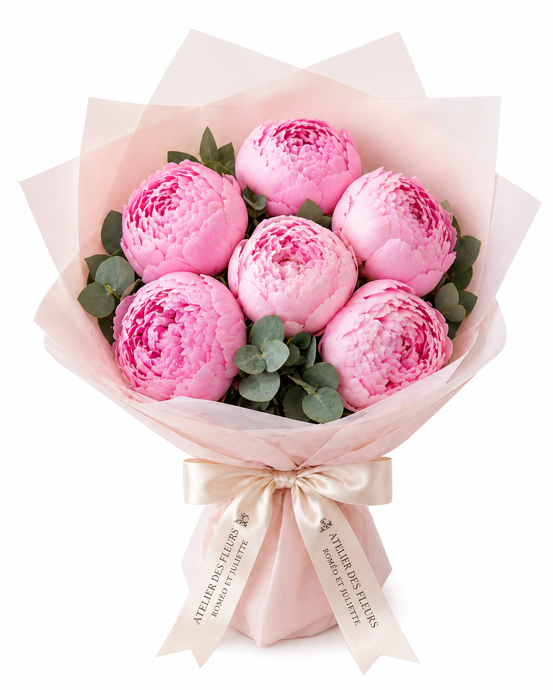 Bouquet signature 6 pivoine
